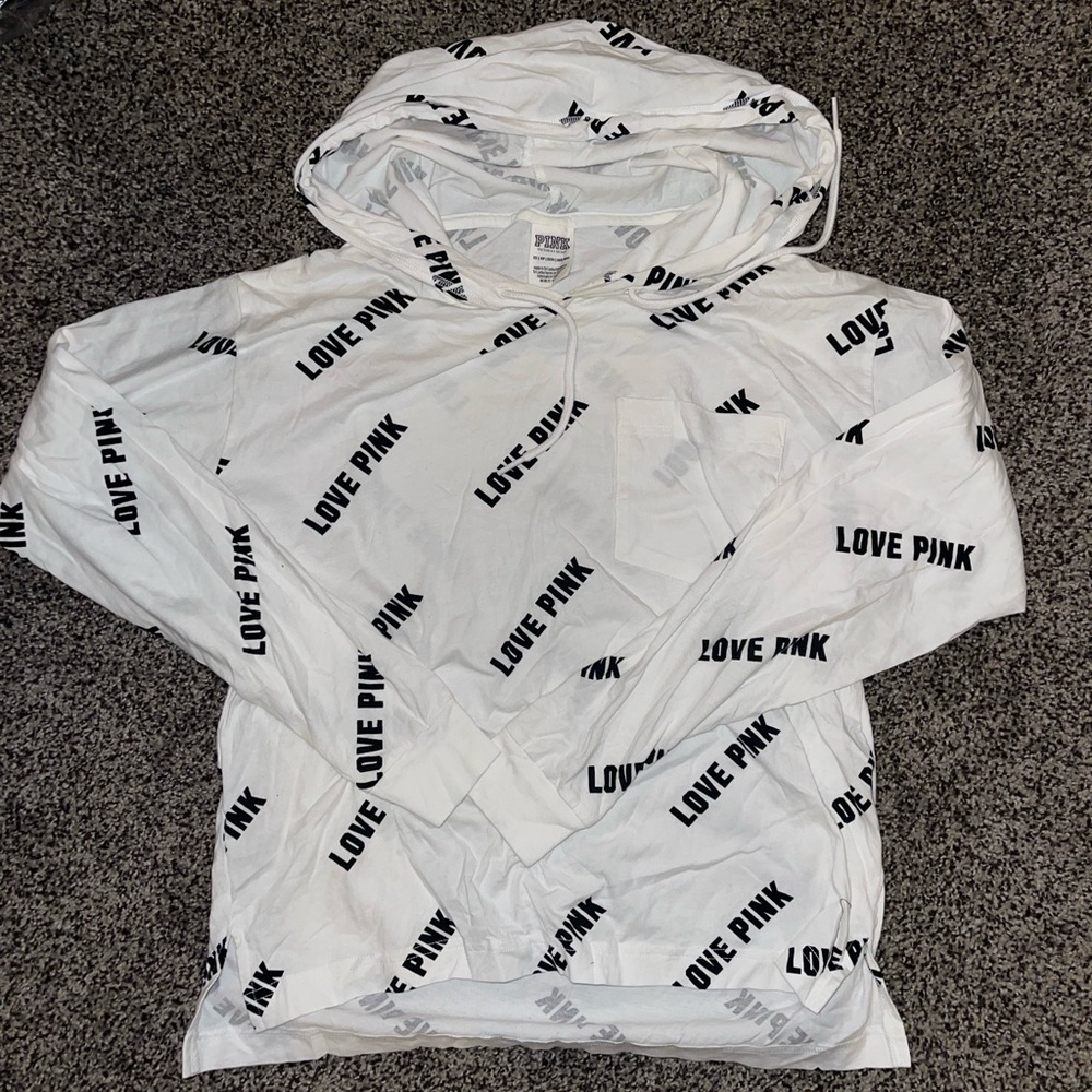 PINKVS Long Sleeve Tee with a Hoodie